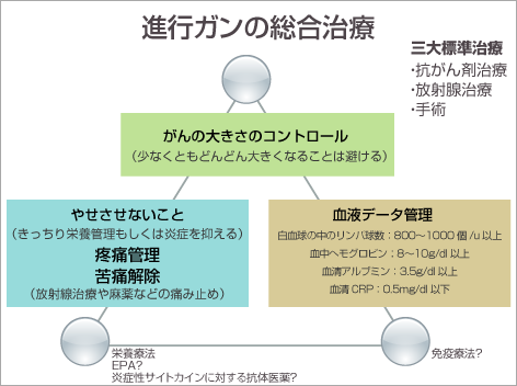 進行ガンの統合治療 